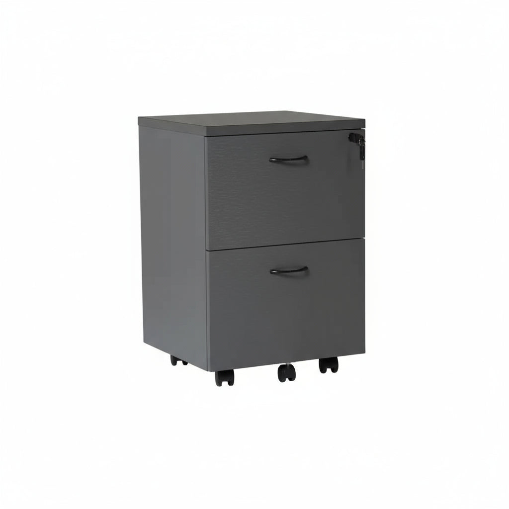 Matrix Mobile Pedestal 2 File Drawers - Office Furniture - Mclernons Business Base