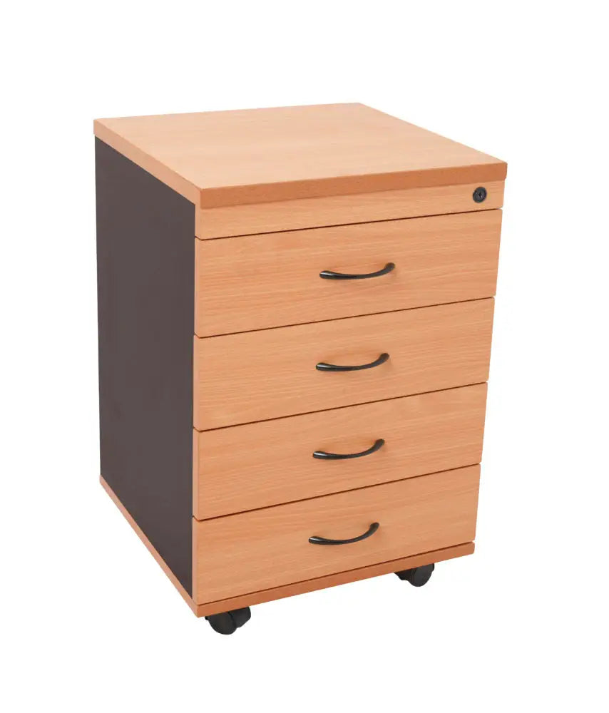 Matrix Mobile Pedestal 4 Pen Drawers - Office Furniture - Mclernons Business Base