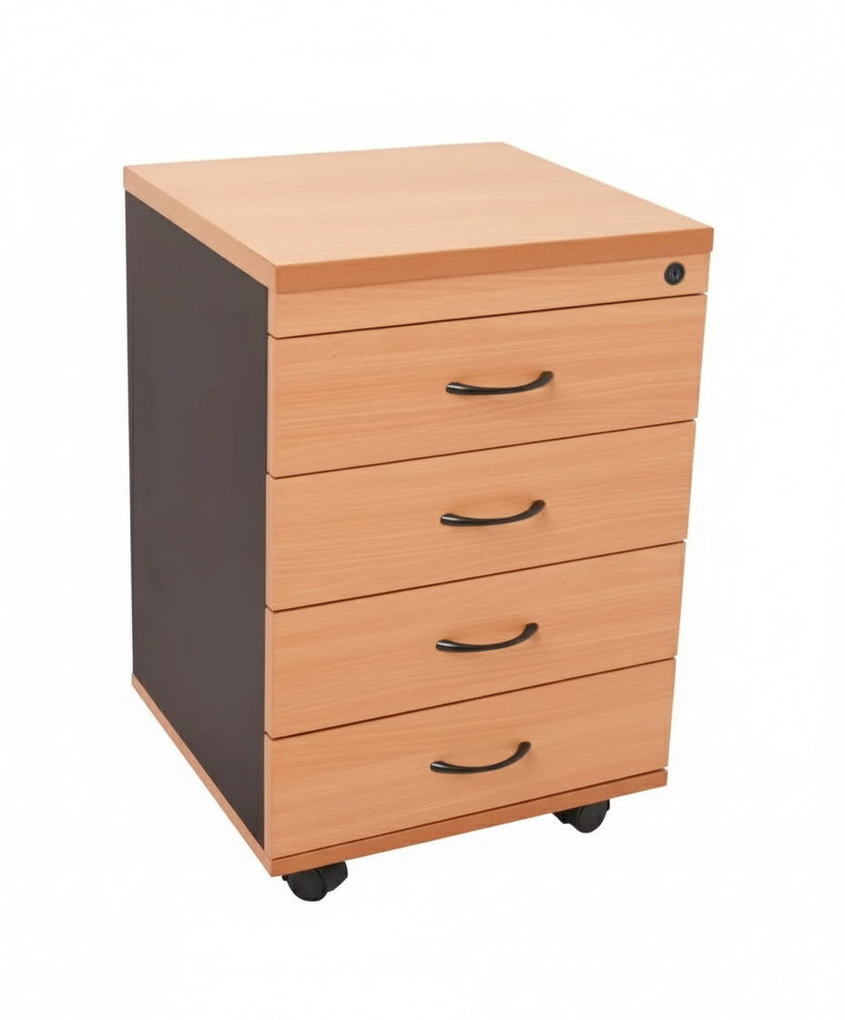 Matrix Mobile Pedestal 4 Pen Drawers - Office Furniture - Mclernons Business Base