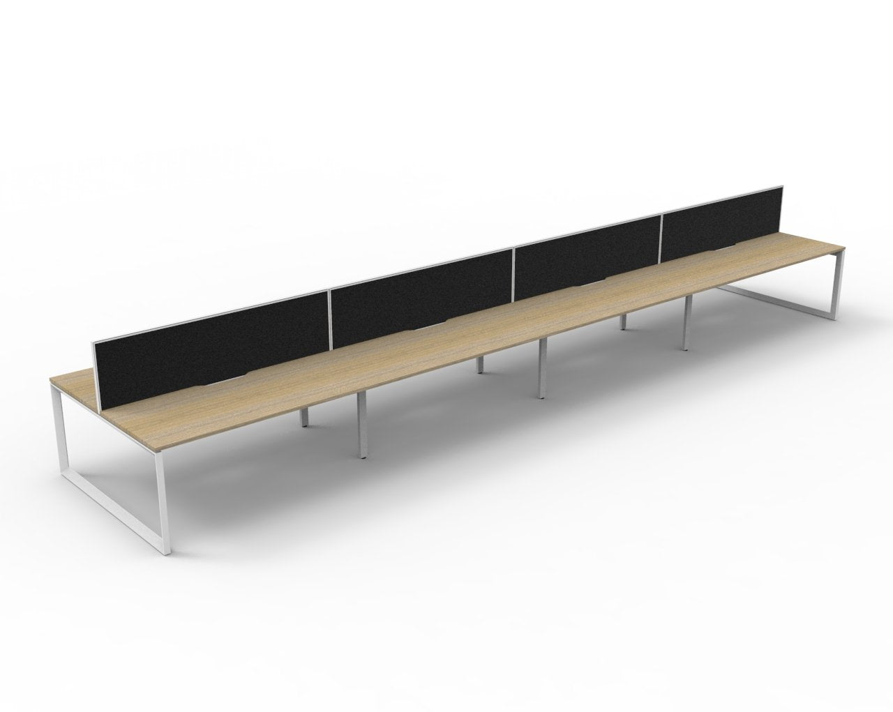 Helix Loop Back to Back 8 Person Workstation