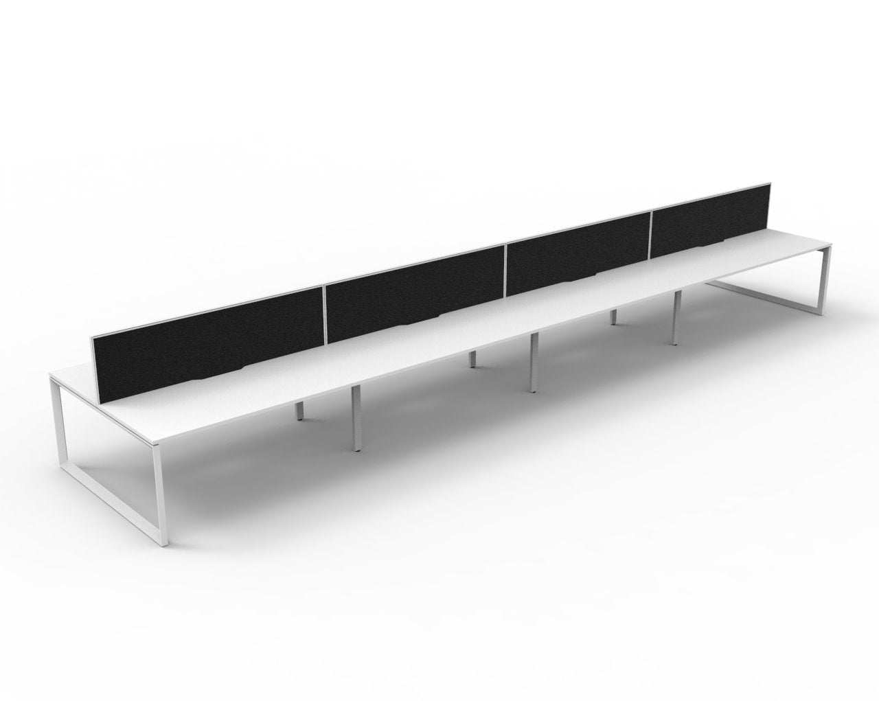 Helix Loop Back to Back 8 Person Workstation