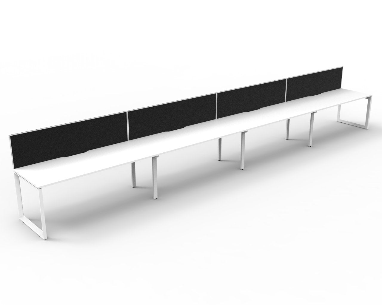 Helix Loop Side by Side 4 Person Workstation