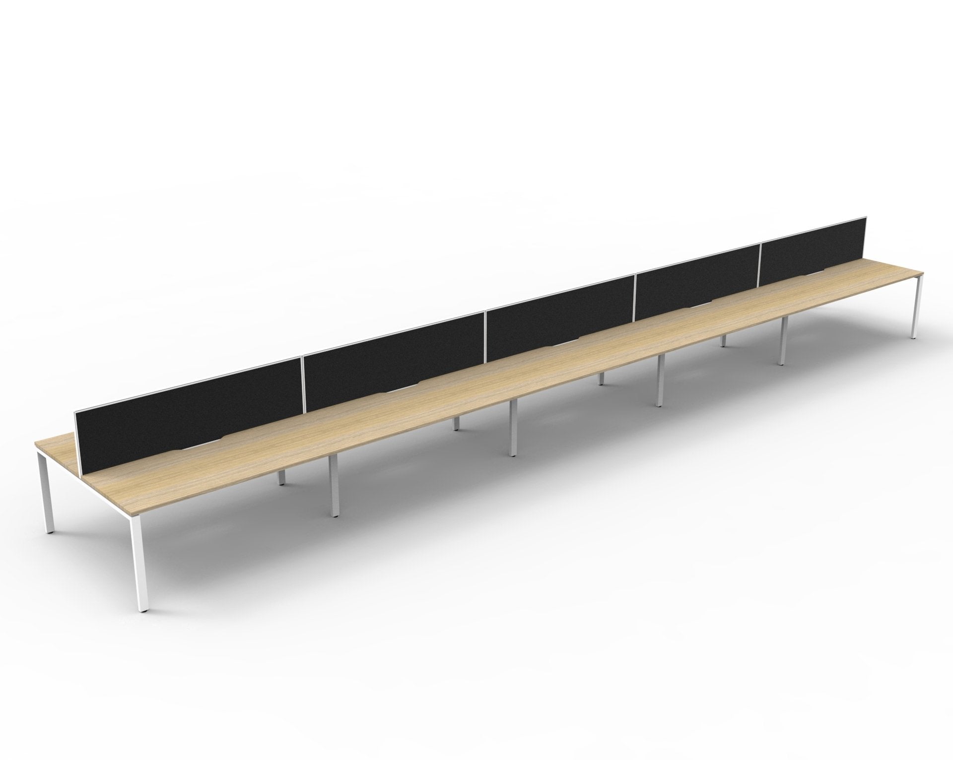 Helix Profile Back to Back 10 Person Workstation