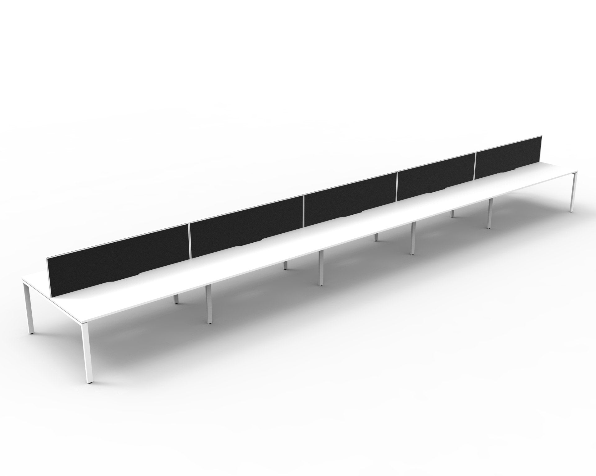 Helix Profile Back to Back 10 Person Workstation
