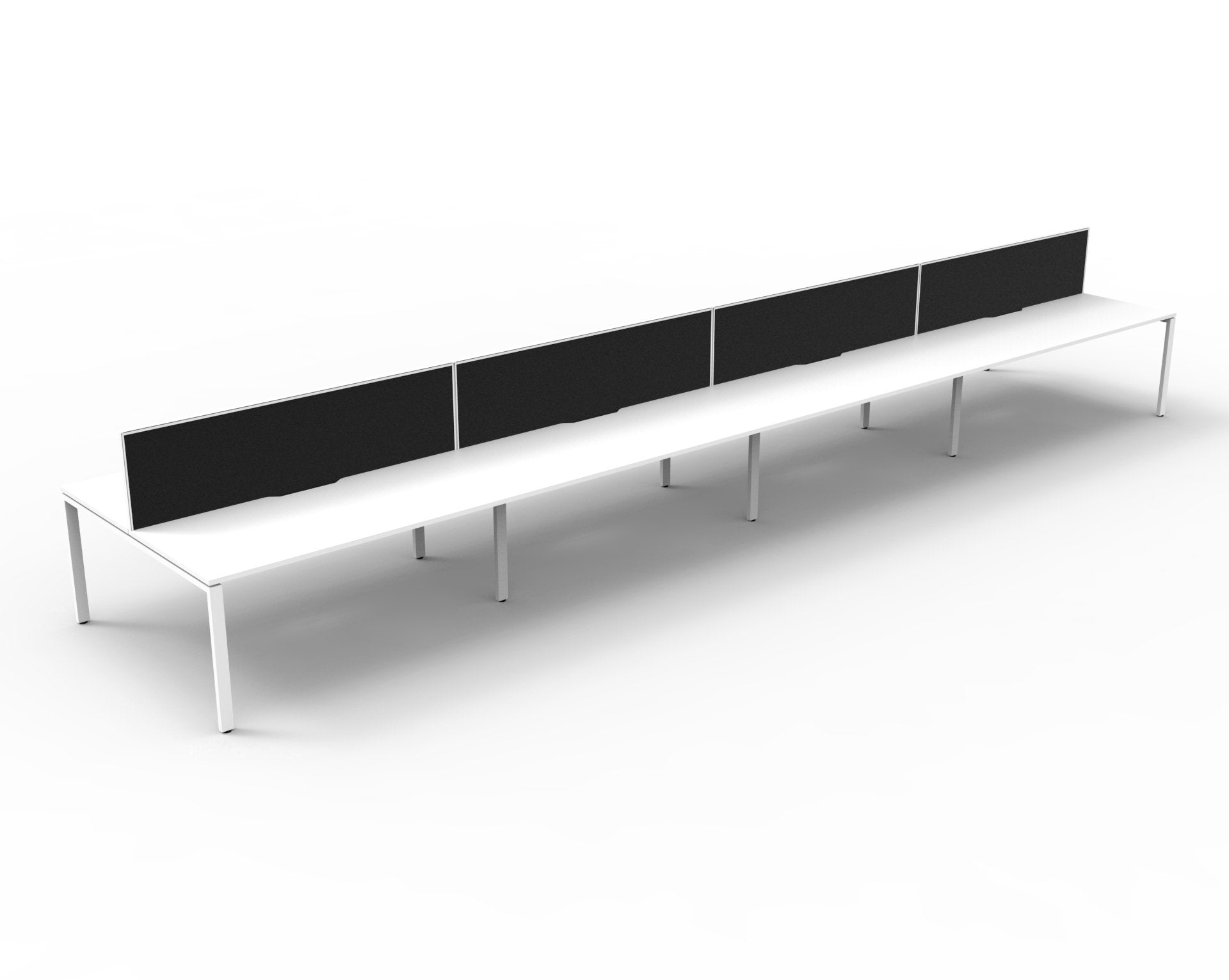Helix Profile Back to Back 8 Person Workstation