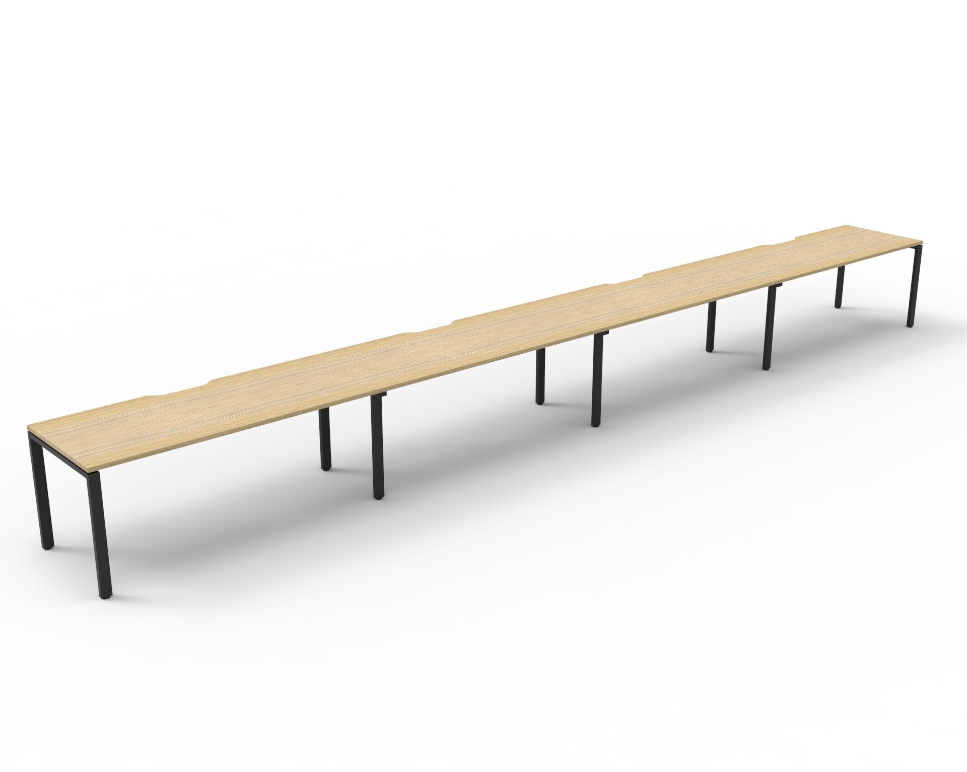Helix Profile Side by Side 4 Person Workstation