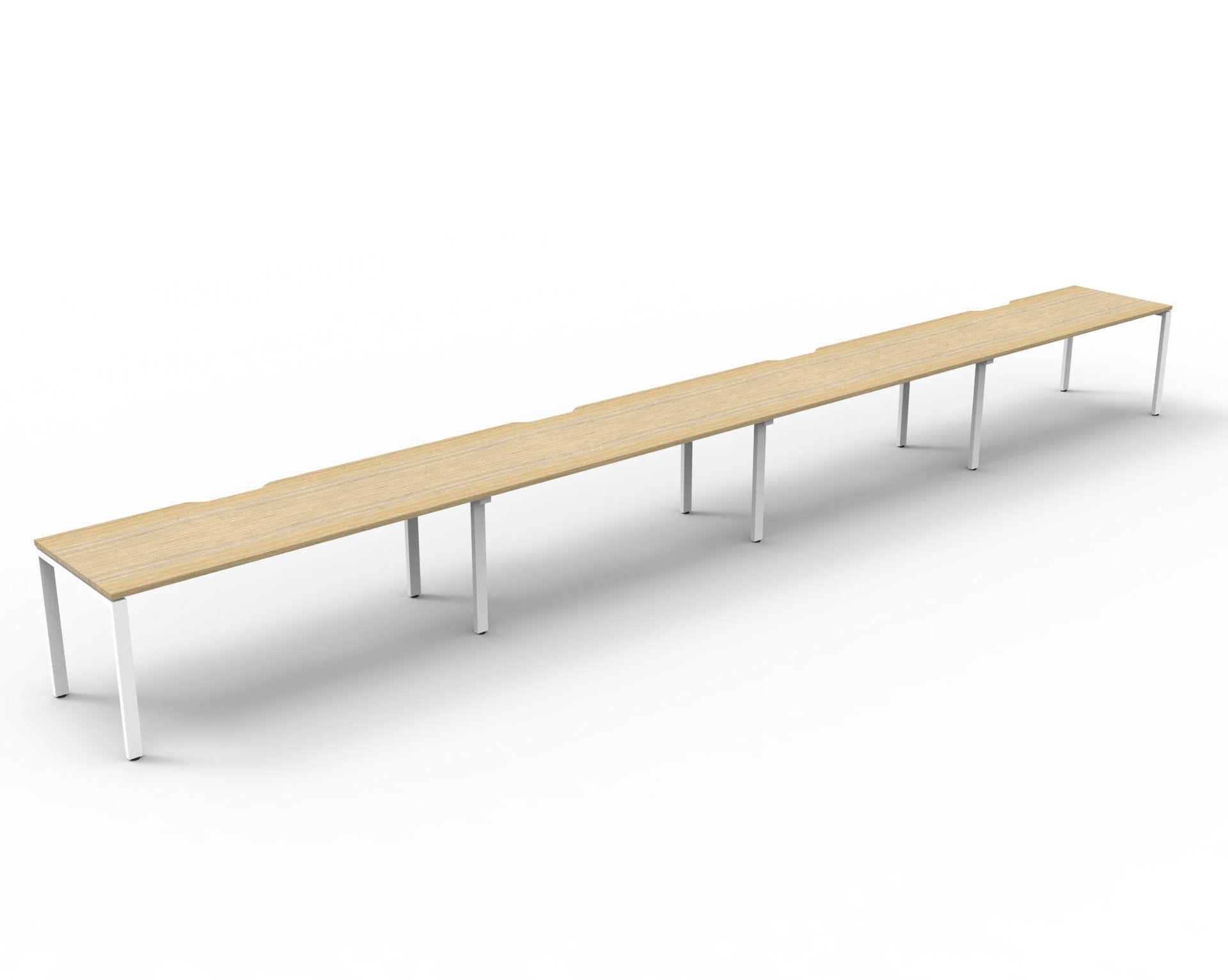 Helix Profile Side by Side 4 Person Workstation