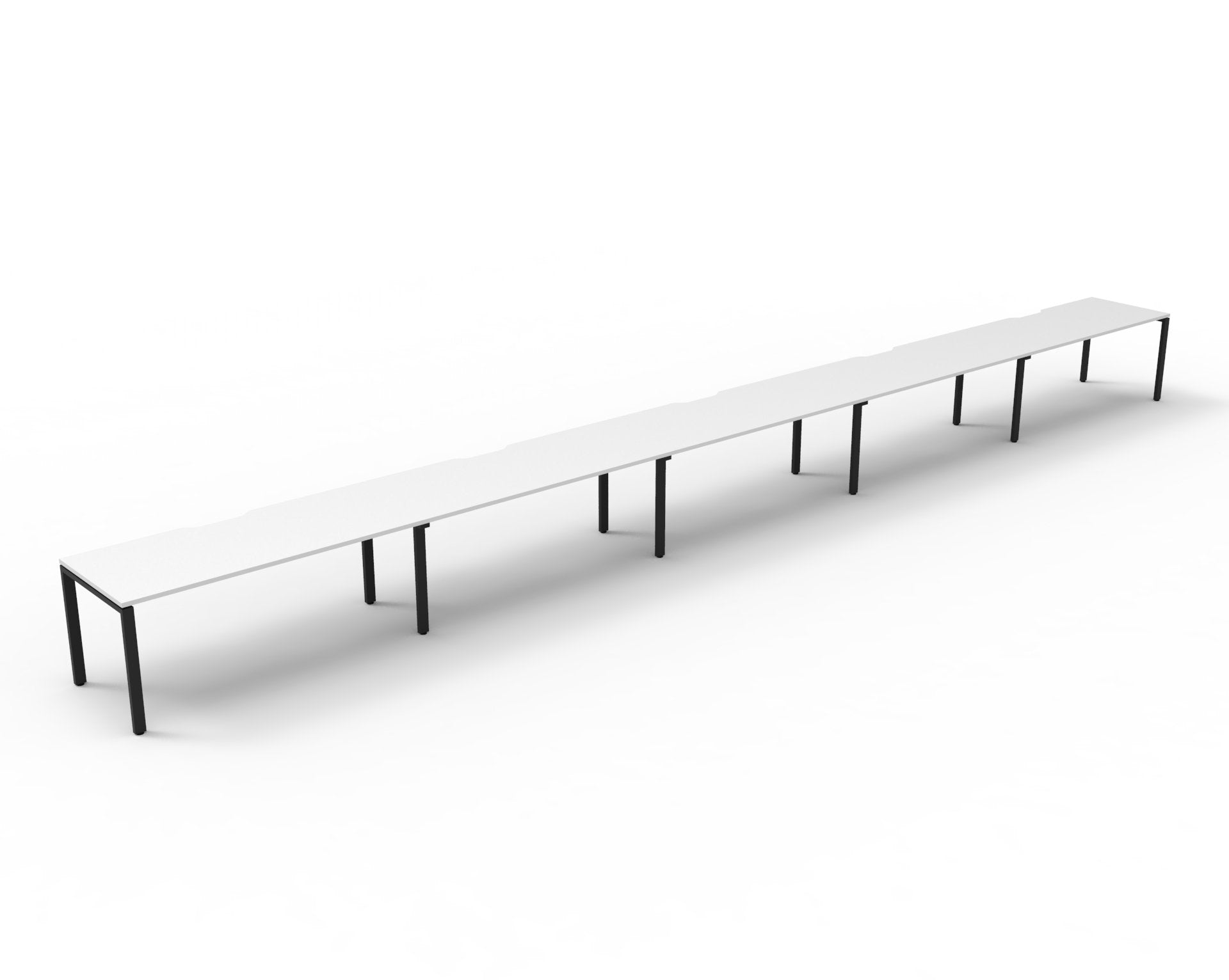 Helix Profile Side by Side 5 Person Workstation