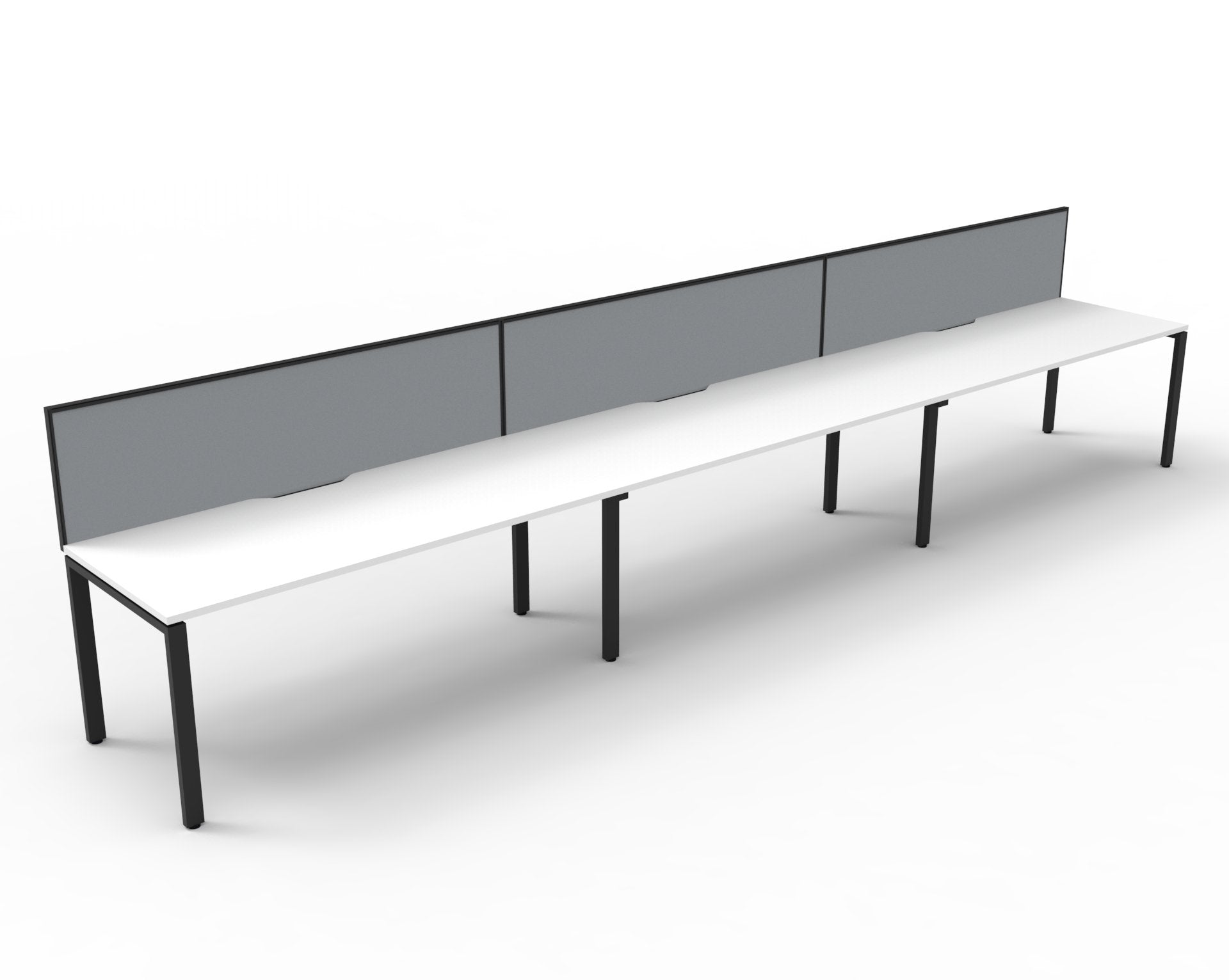Helix Profile Side by Side 3 Person Workstation