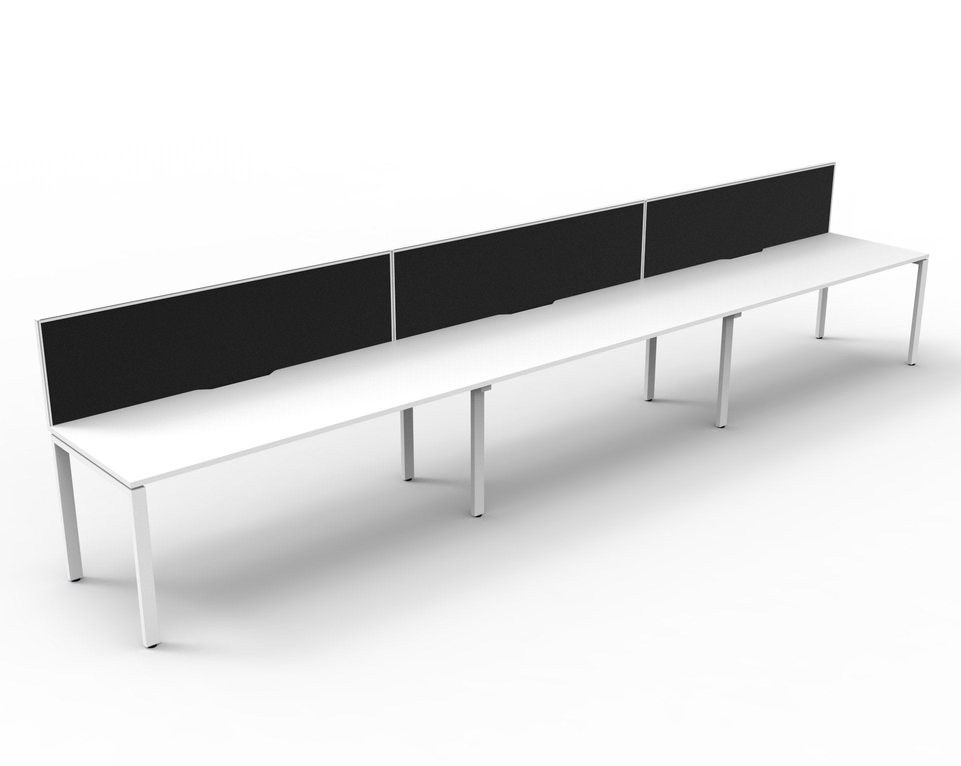 Helix Profile Side by Side 3 Person Workstation