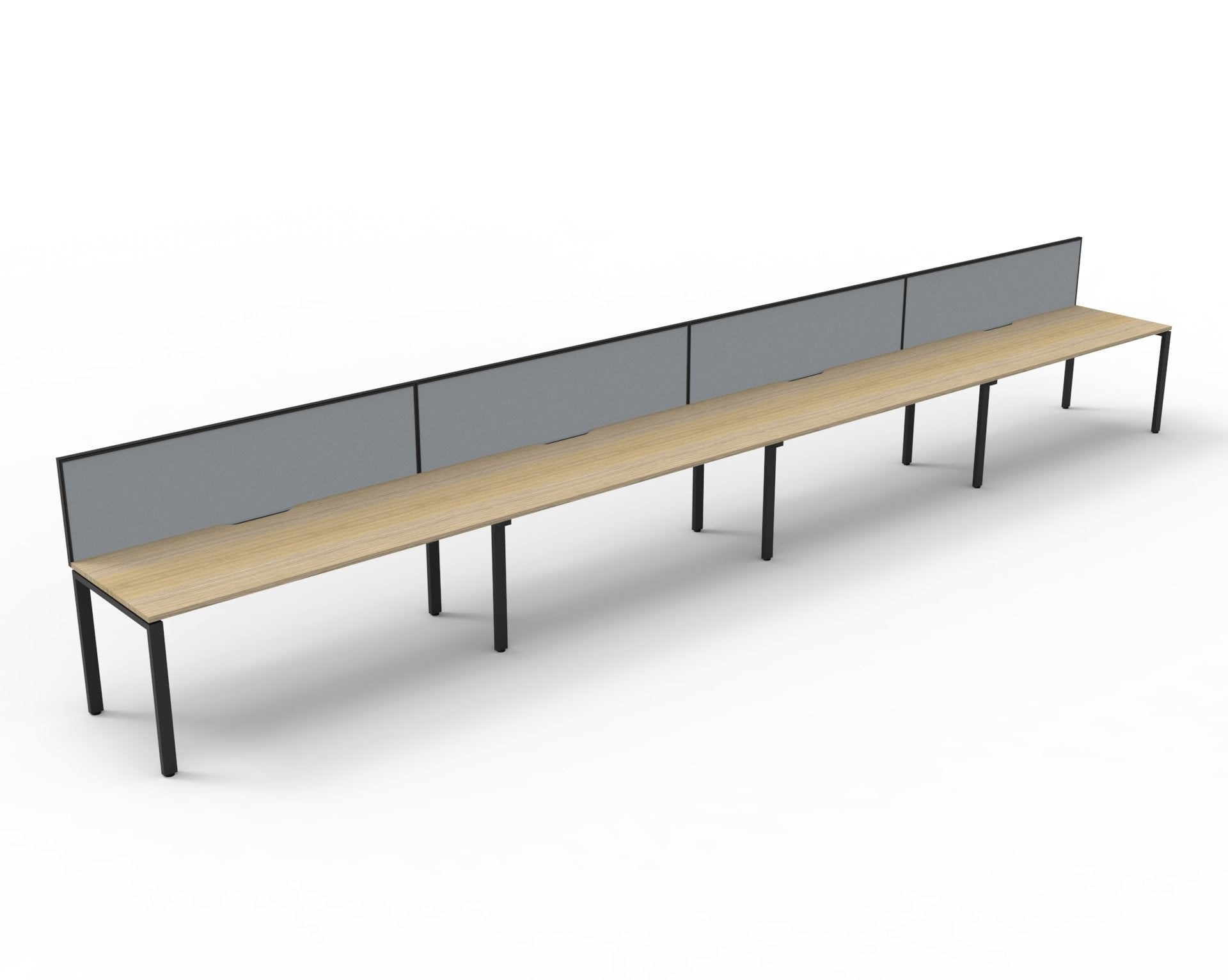 Helix Profile Side by Side 4 Person Workstation