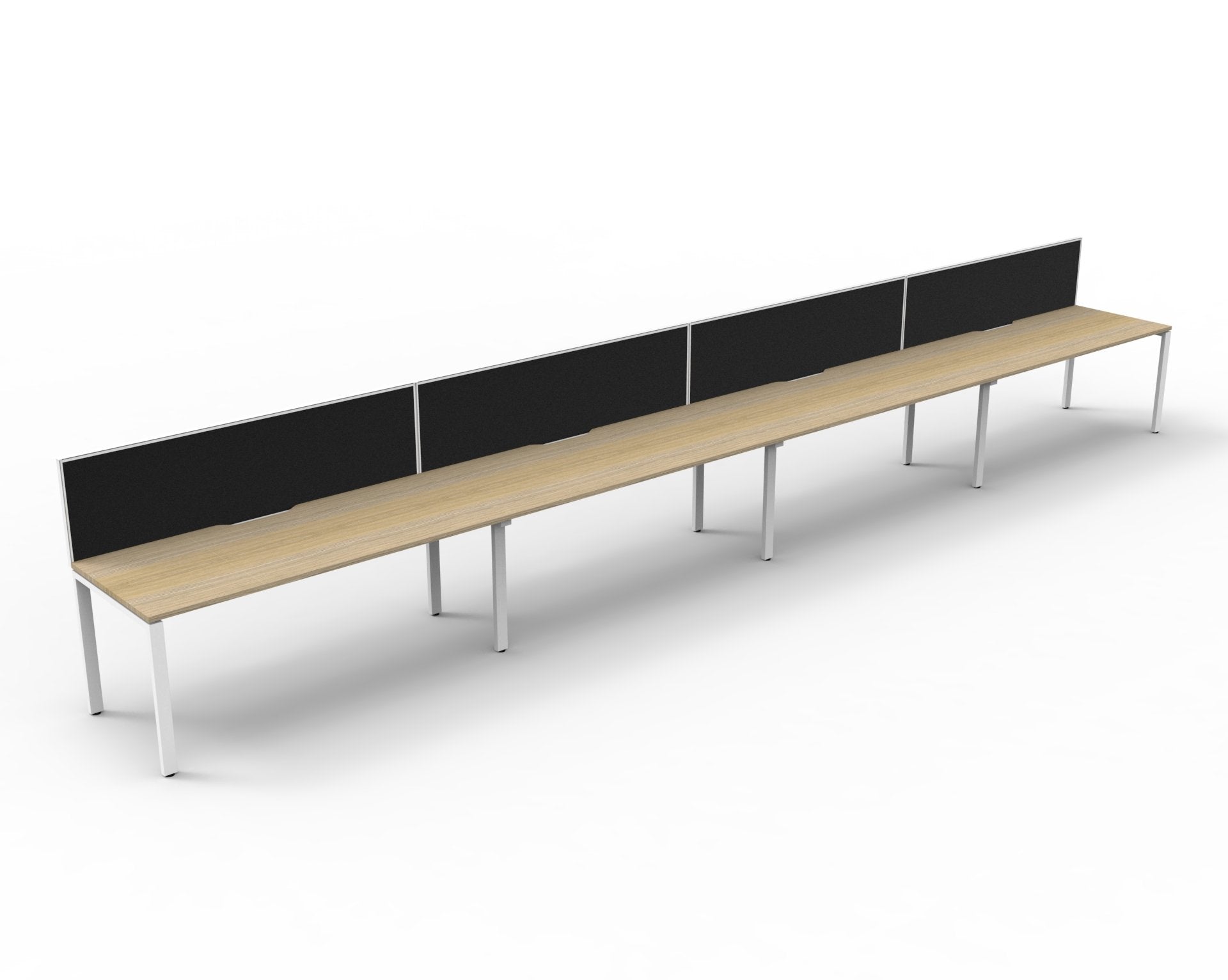 Helix Profile Side by Side 4 Person Workstation