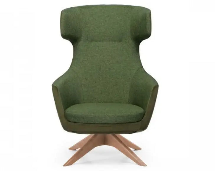 Megan Swivel Timber Chair