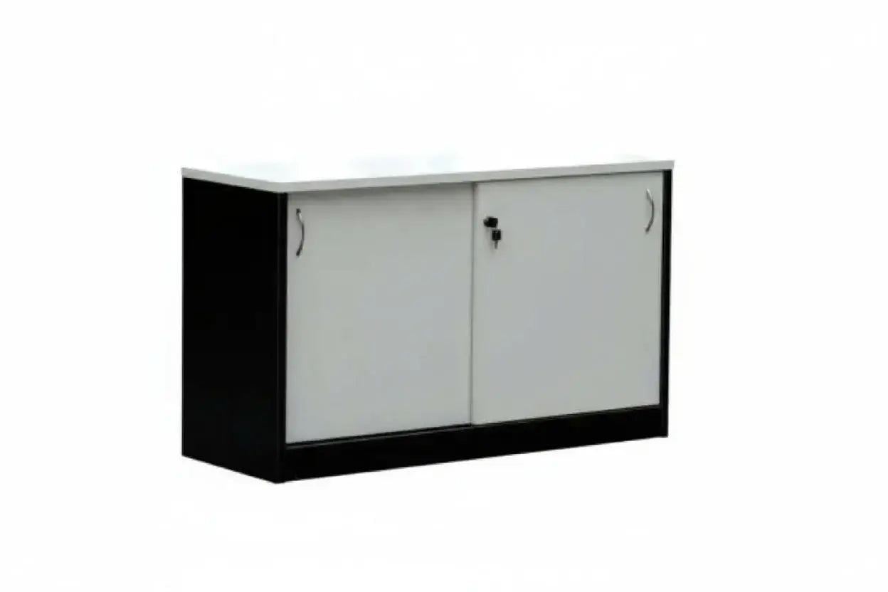 Orion 1200w Credenza with Stylish Chrome Handles