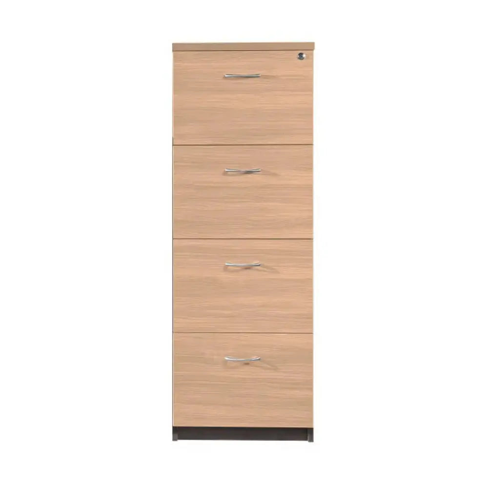 Orion Four Drawer Filing Cabinet with Stylish Chrome Handles