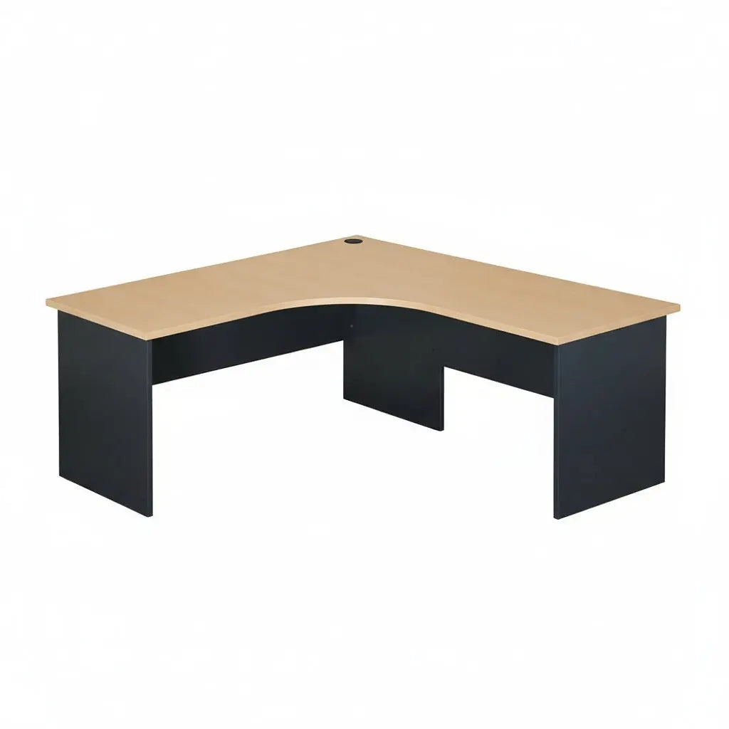 Orion Plus Corner Workstation Beech