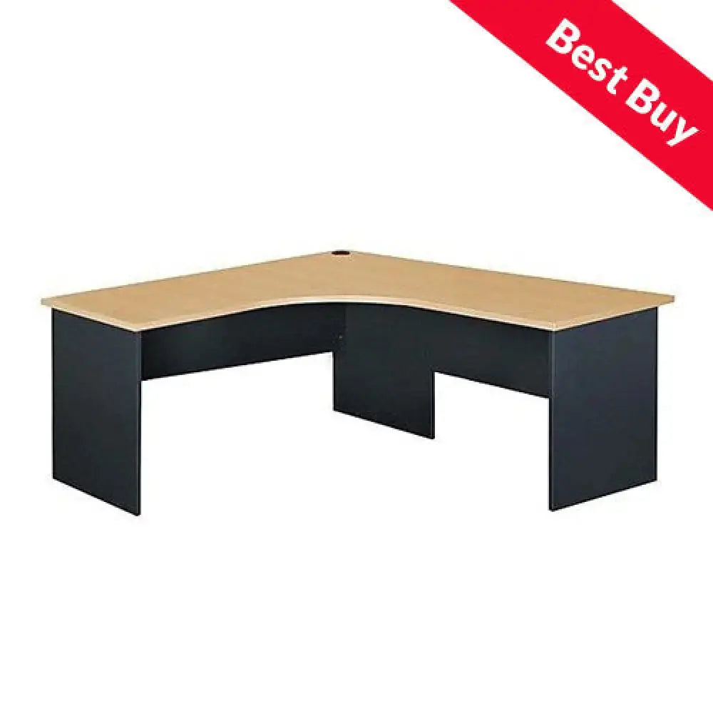 Orion Plus Corner Workstation Beech