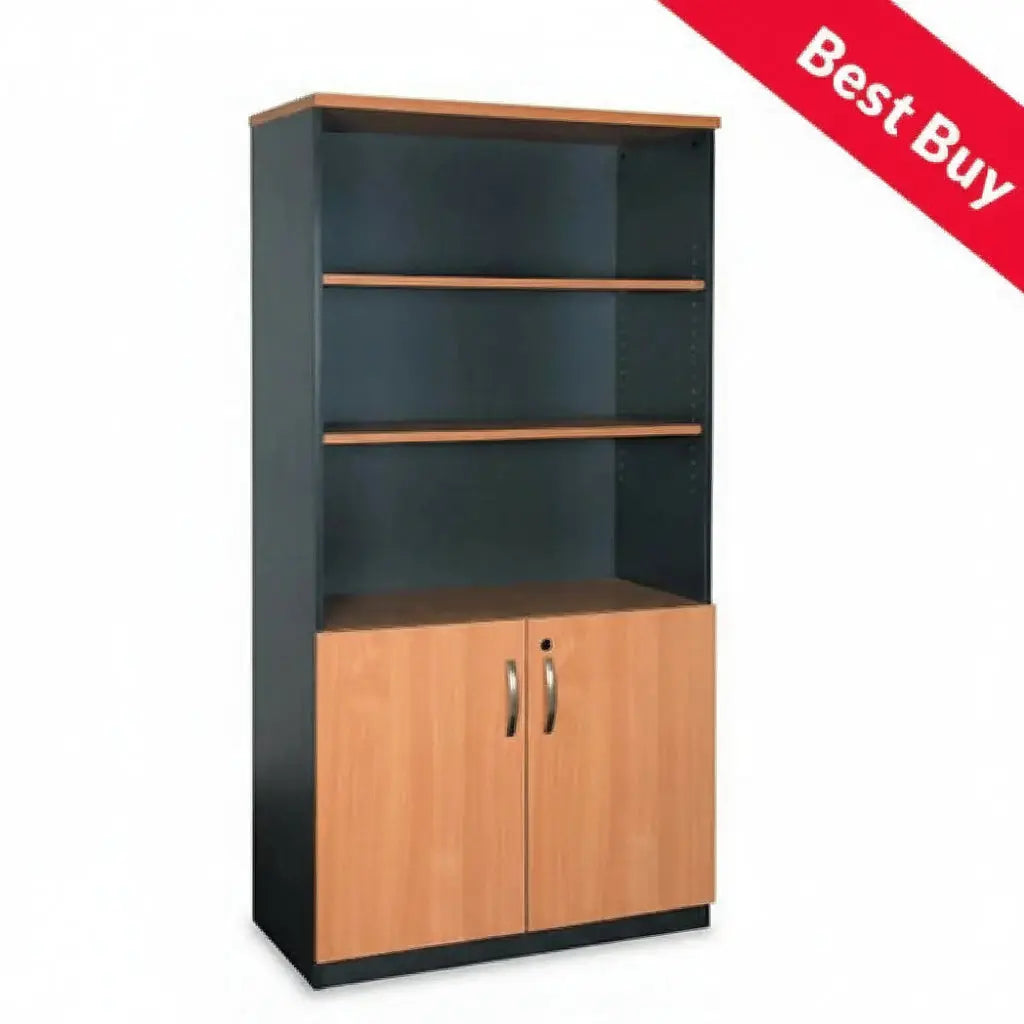 Orion Plus Half Door Cabinet with Stylish Chrome Handles