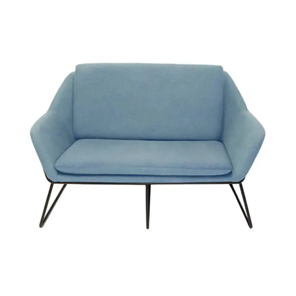 Ruke Double Tub Chair Charcoal Ash Fabric