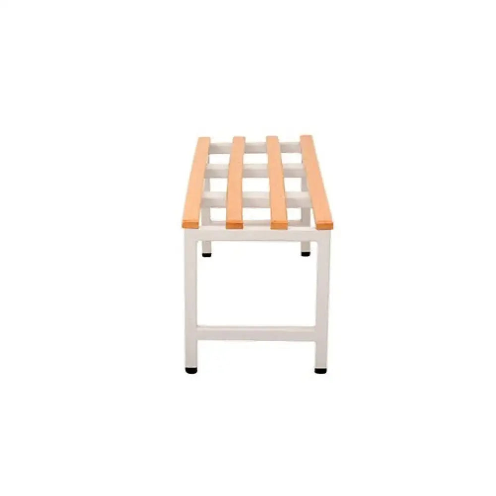 Single-sided Bench Seat Light Oak Mod Silver Frame