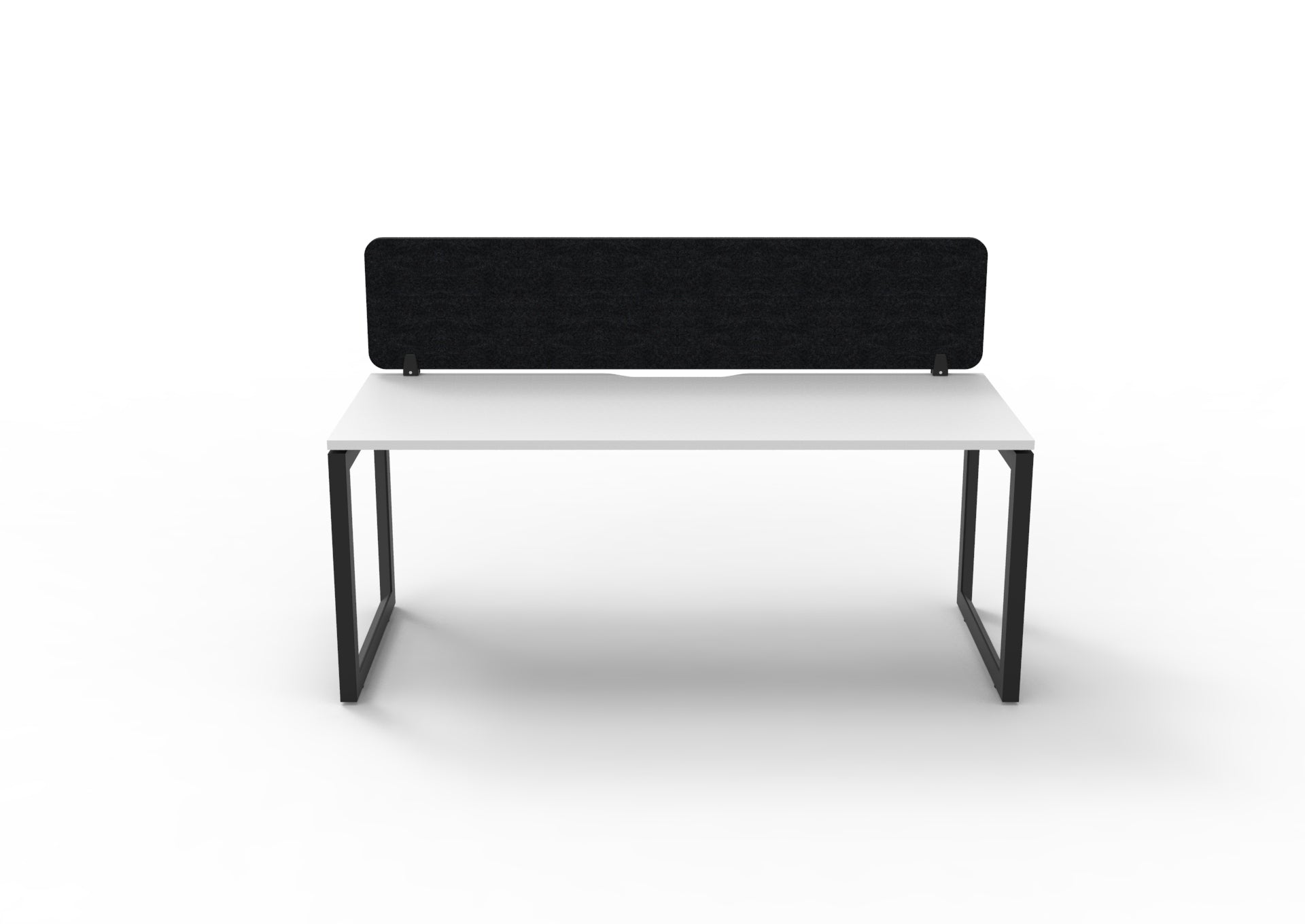 Helix Loop Straight Desk With Eco Screen
