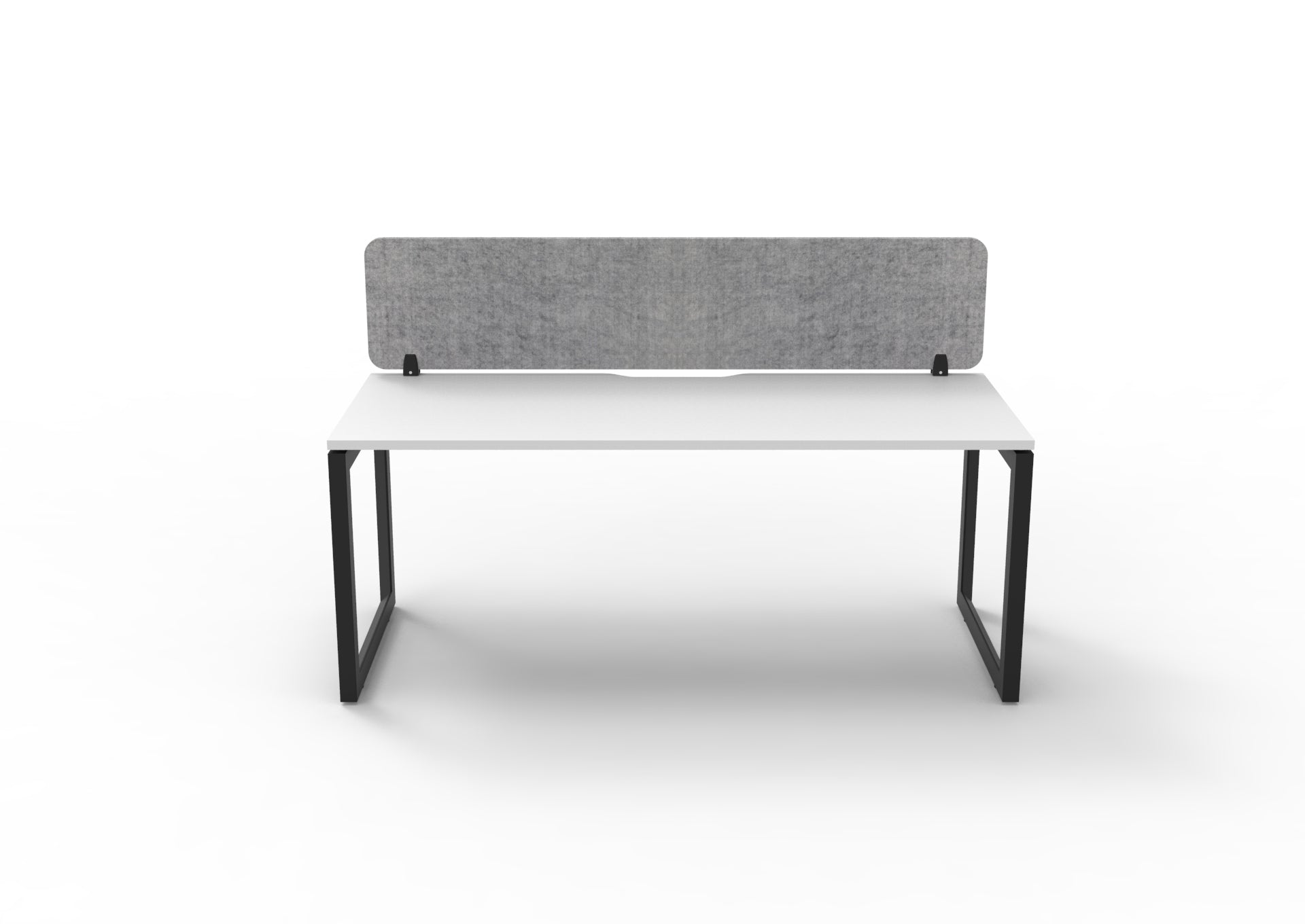 Helix Loop Straight Desk With Eco Screen