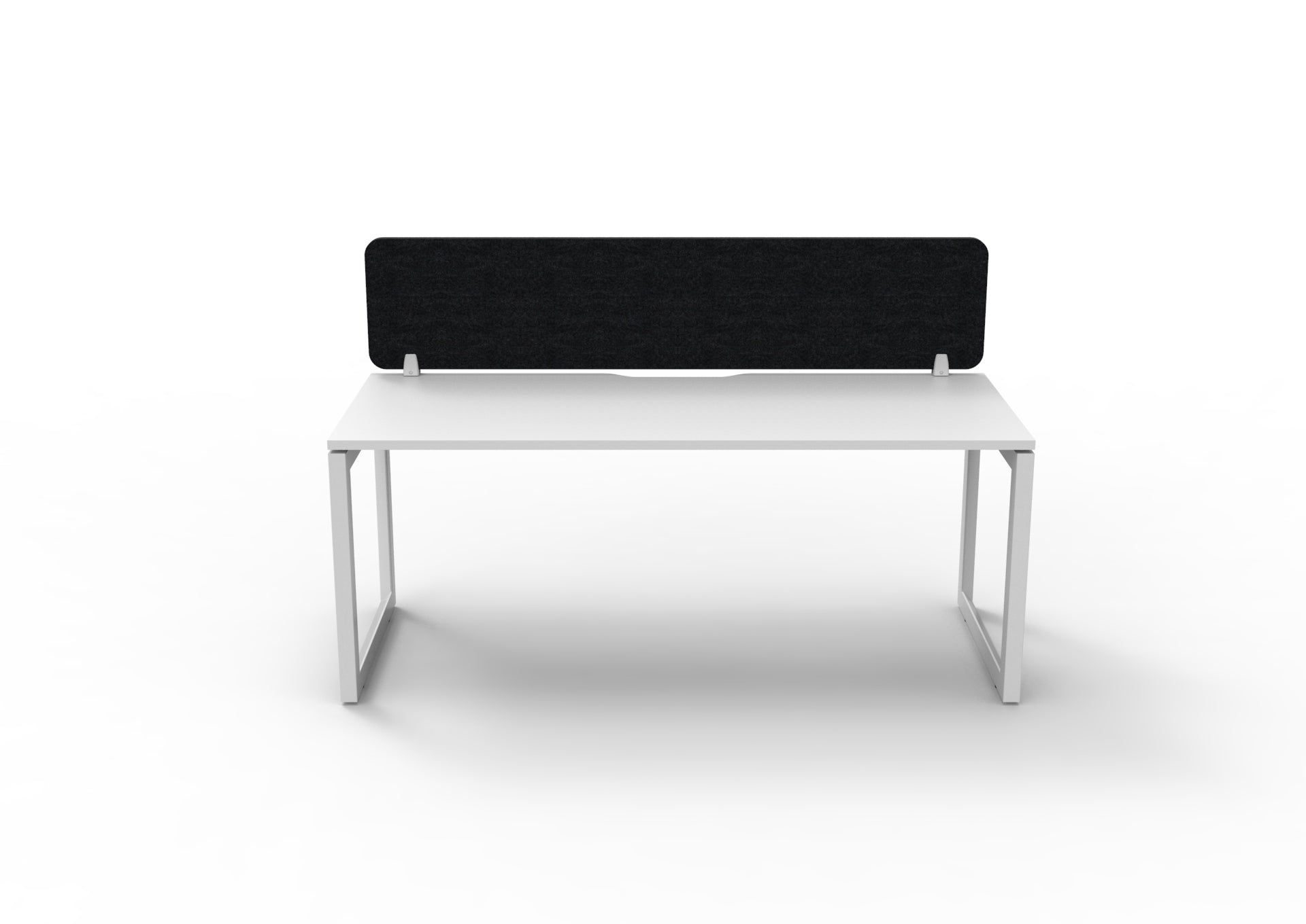 Helix Loop Straight Desk With Eco Screen