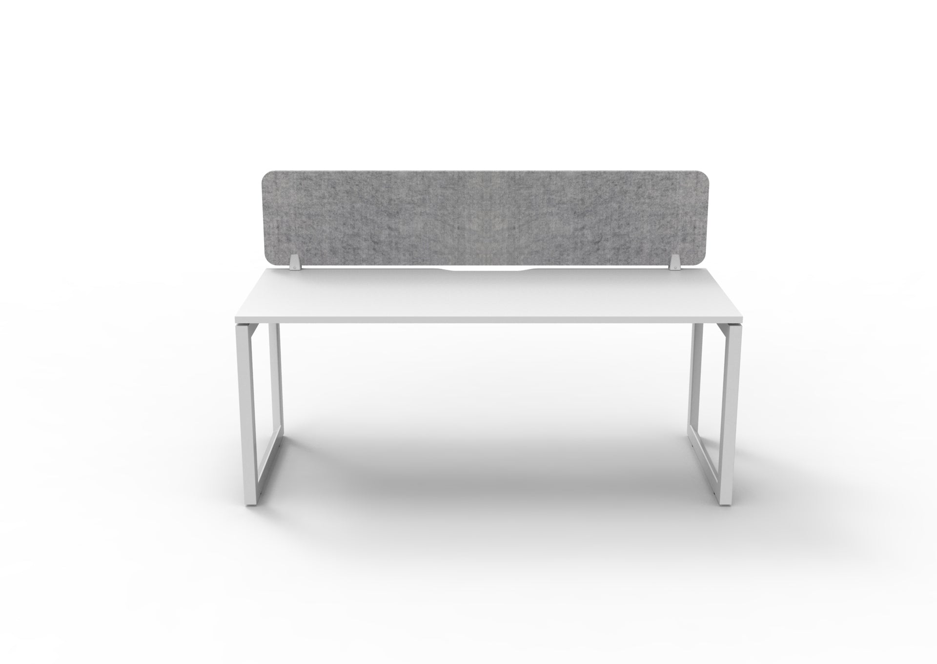 Helix Loop Straight Desk With Eco Screen
