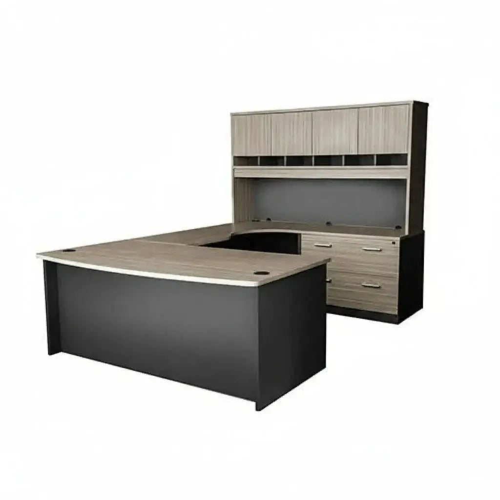 Stellar Executive Workstation with Curved Desktop