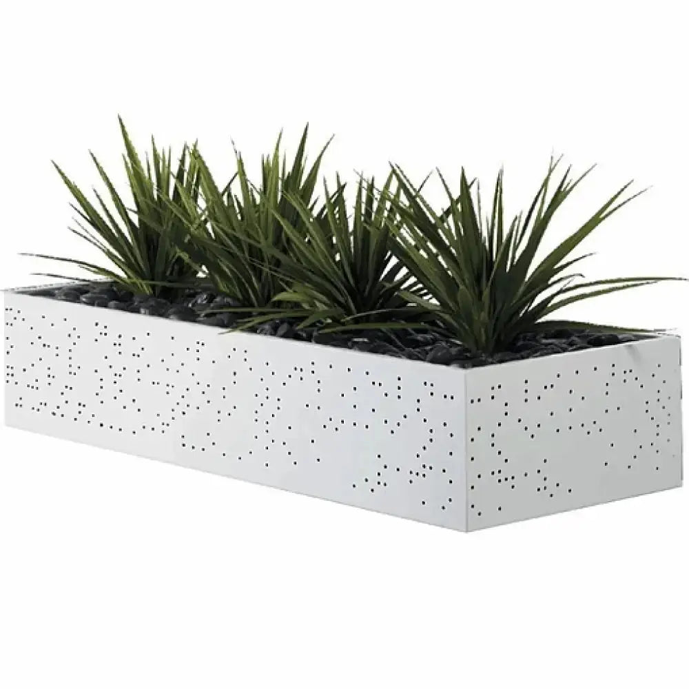 Tambour Planter Box Storage Cabinet