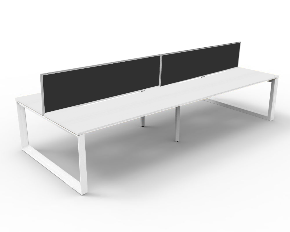 Trilogy Desk Four Person Pod 1500 - Office Furniture - Mclernons Business Base