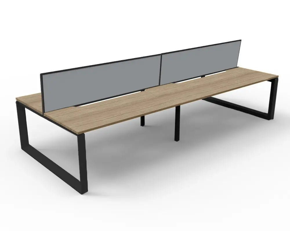 Trilogy Desk Four Person Pod 1500 - Office Furniture - Mclernons Business Base