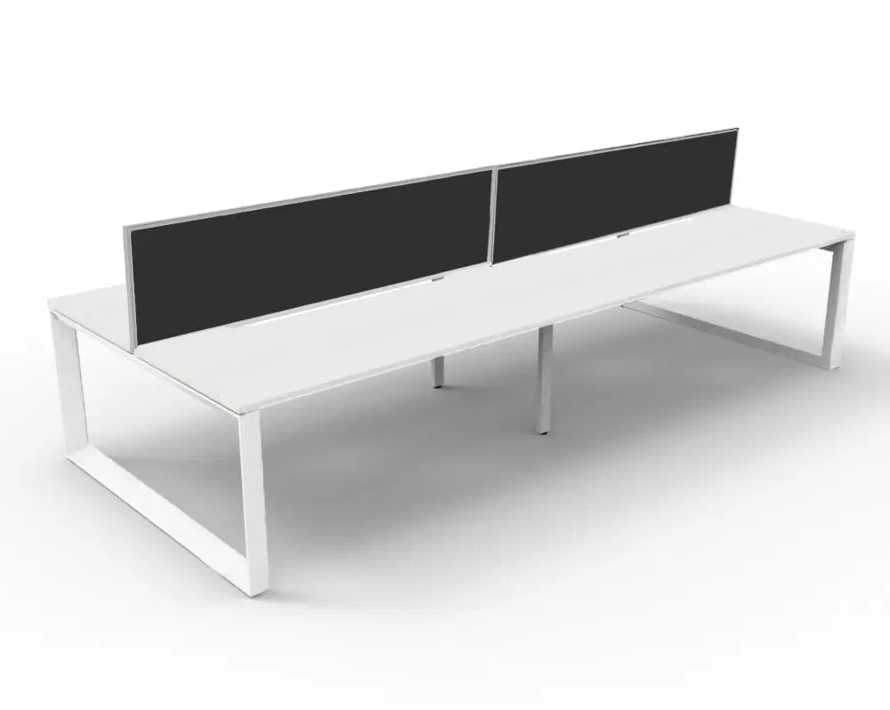 Trilogy Desk Four Person Pod 1800 - Office Furniture - Mclernons Business Base