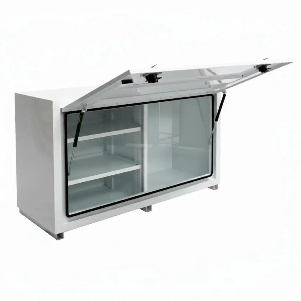 Truck Box 950h Toolbox with Half Length Adjustable Shelves