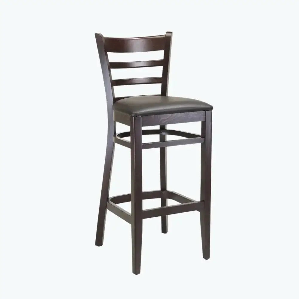 Wenge Bar Chair Solid European Beech Timber