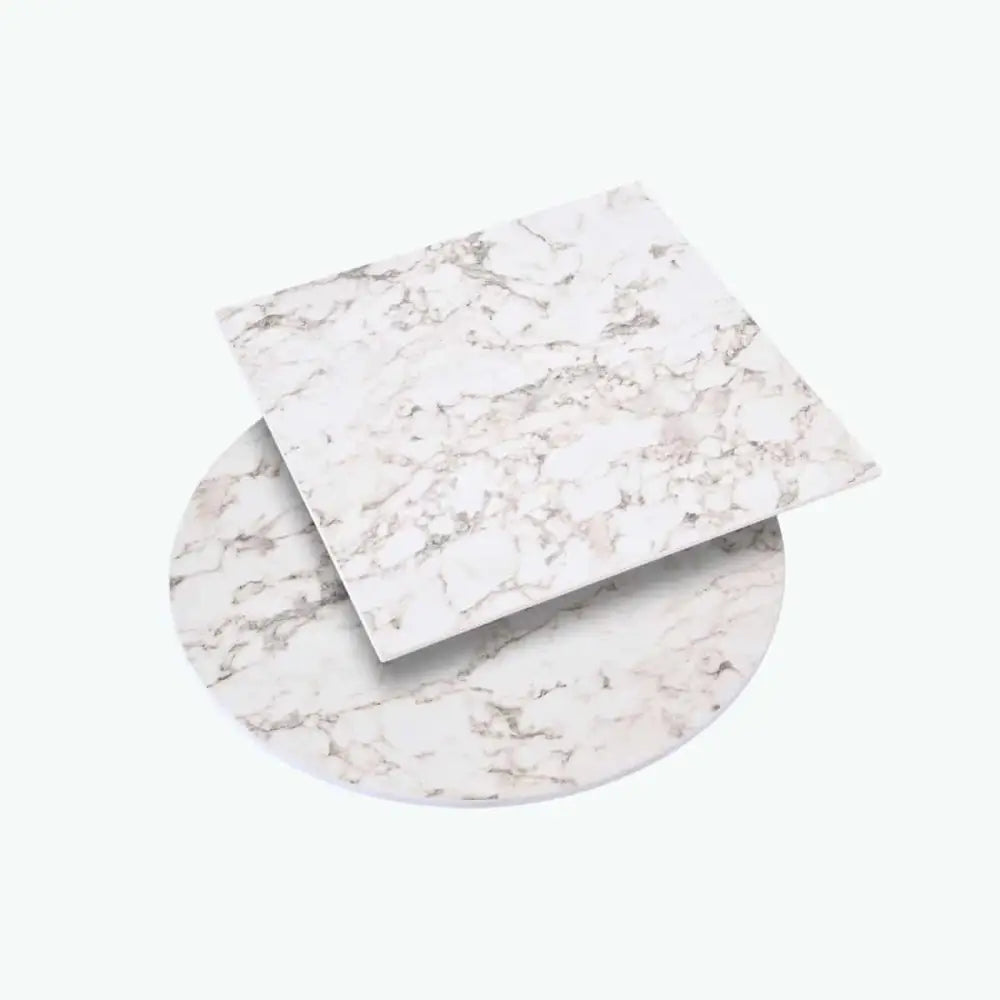 White Marble Cafe Tops - Mclernons Business Base