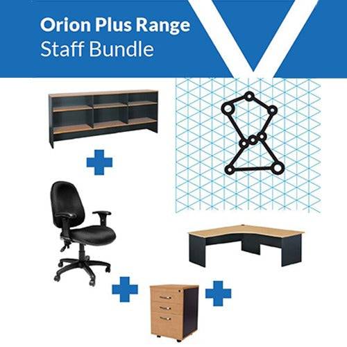 Orion Plus Range | Staff Bundle-Office Furniture