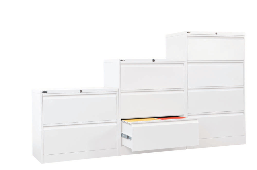 Impact Three Drawer Lateral Filing Cabinet