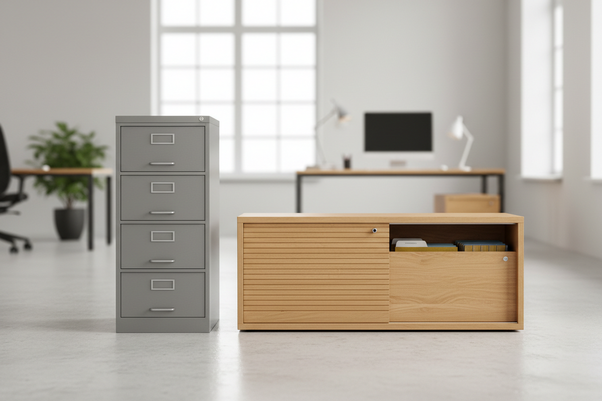 Filing Cabinets vs. Tambour Cabinets: Which Office Storage is Better?