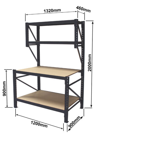 4 Tier Longspan Workbench 1200L