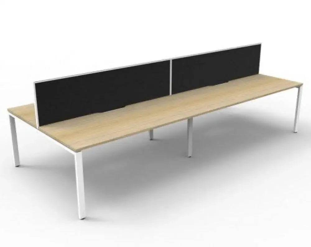Helix Profile Back to Back 4 Person Workstation