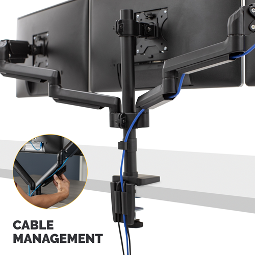 Fellowes Platinum Triple Monitor Arm 