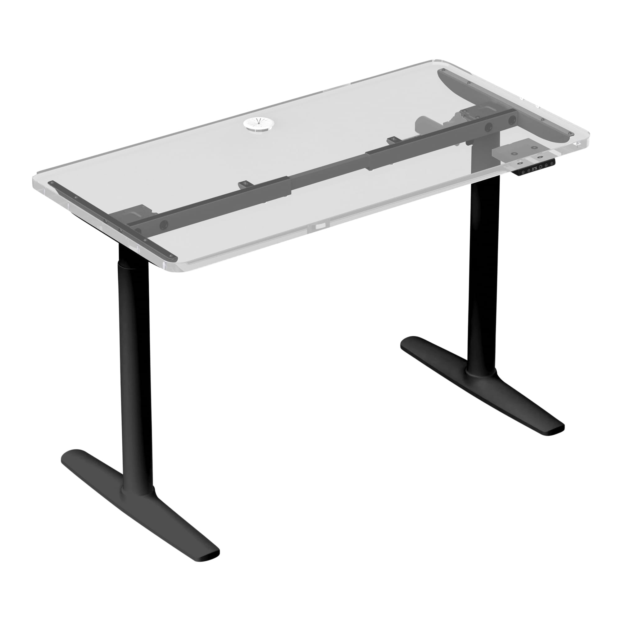 Buro Syntra Height Adjustable Desk, 1200 x 600mm