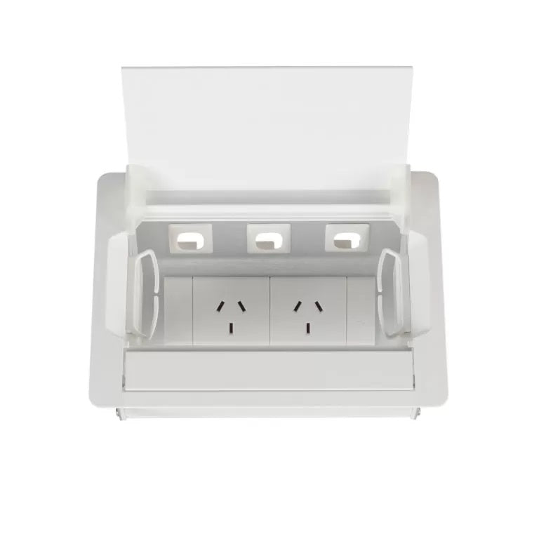 Accede Boardroom Table Box 2x GPO - Mclernons Business Base
