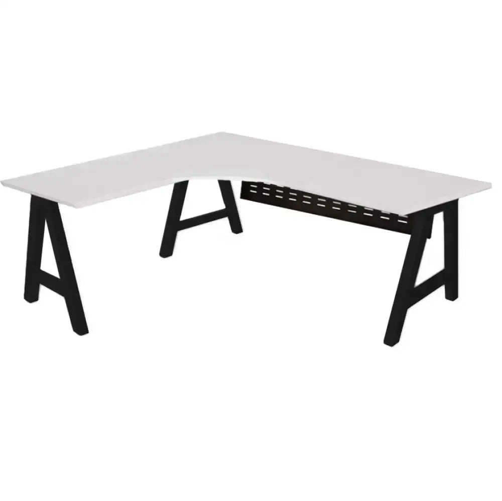 Pitch Corner Workstation 1800 x 1500 - Office Furniture - Mclernons Business Base