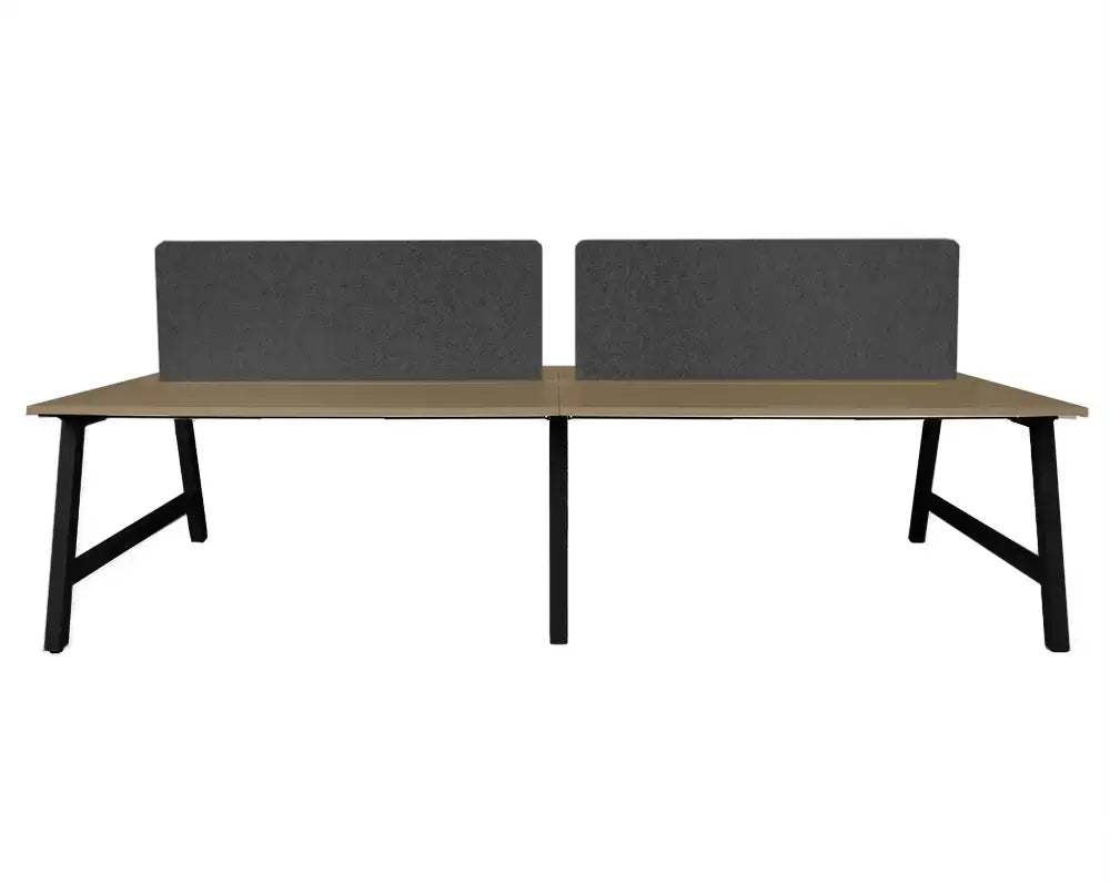 Pitch Back to Four Person Pod 1500 with Element Screens - Office Furniture - Mclernons Business Base