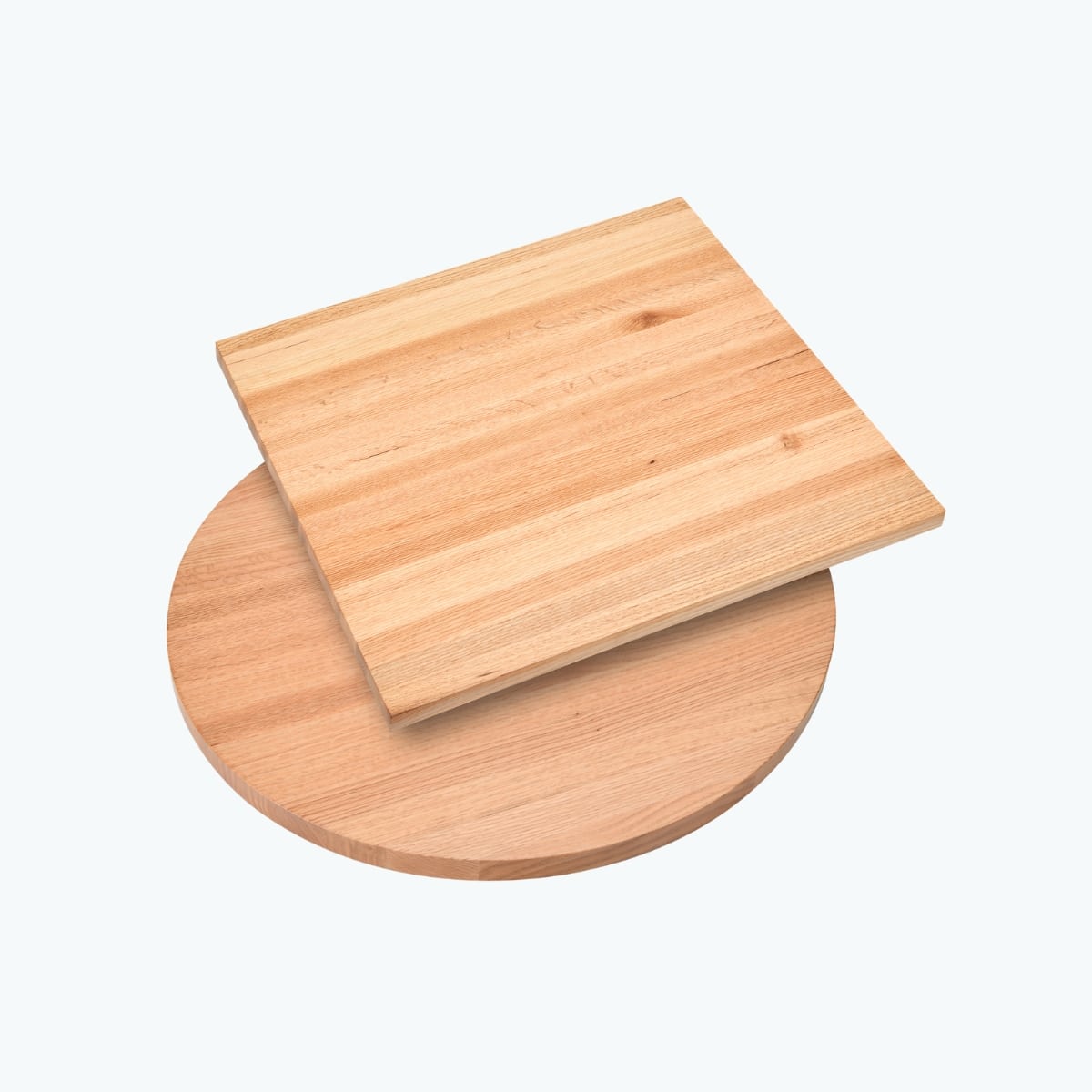 American Oak Table Tops Indoor - Mclernons Business Base