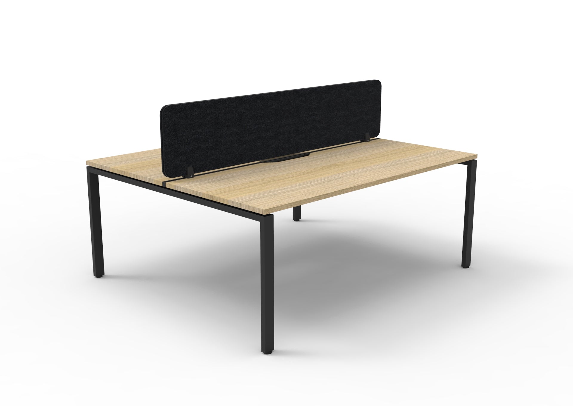 Helix Profile Back to Back 2 Person Workstation With Eco Screen