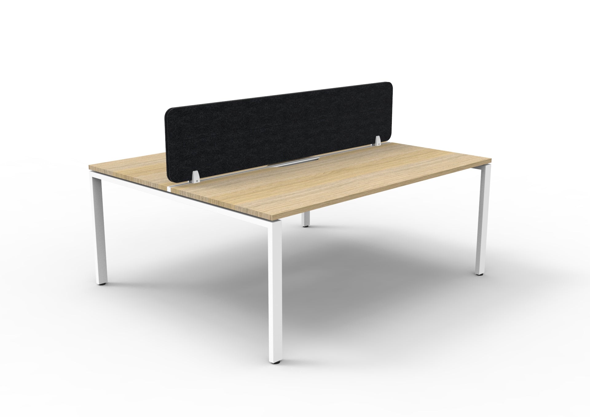 Helix Profile Back to Back 2 Person Workstation With Eco Screen
