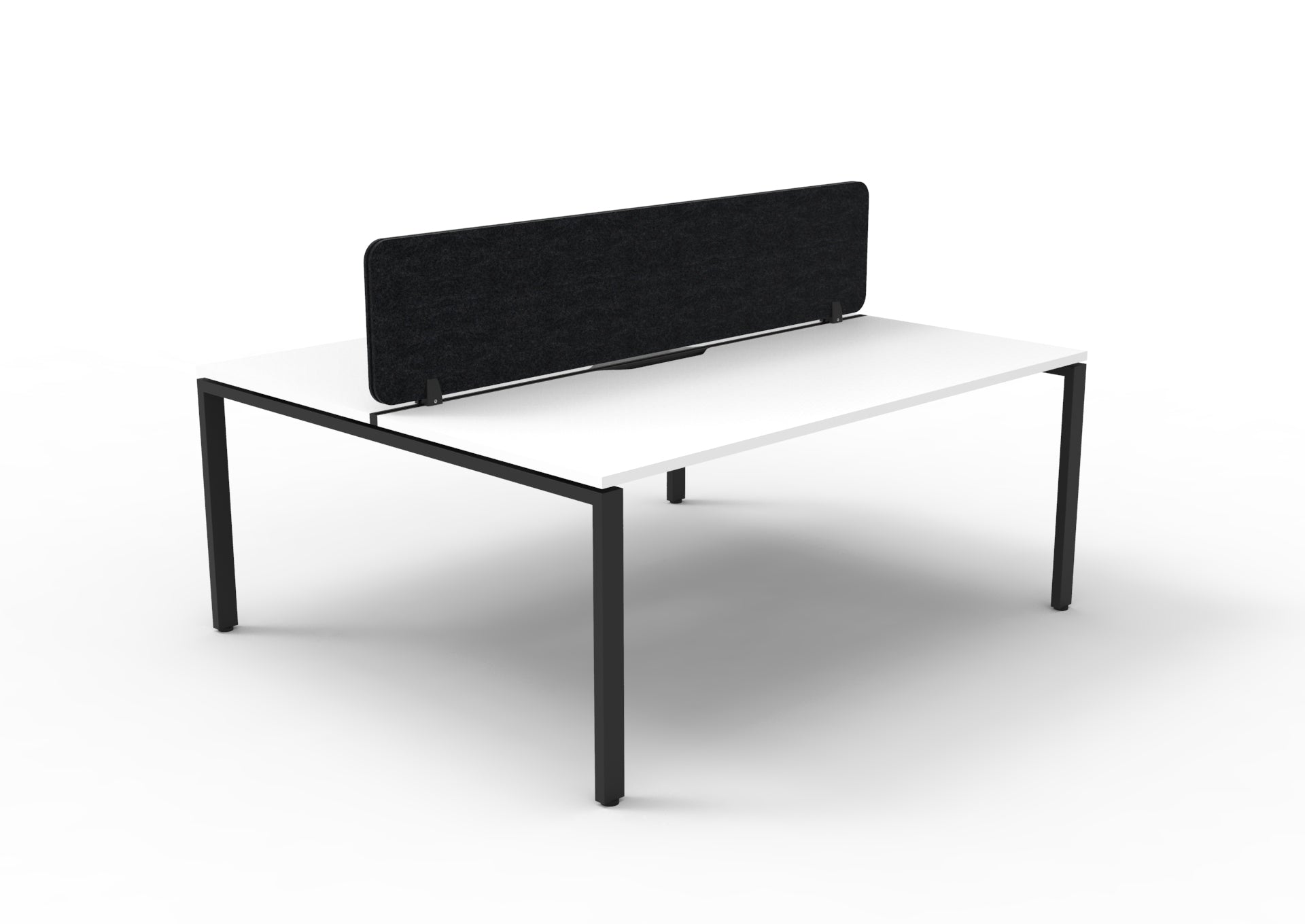 Helix Profile Back to Back 2 Person Workstation With Eco Screen